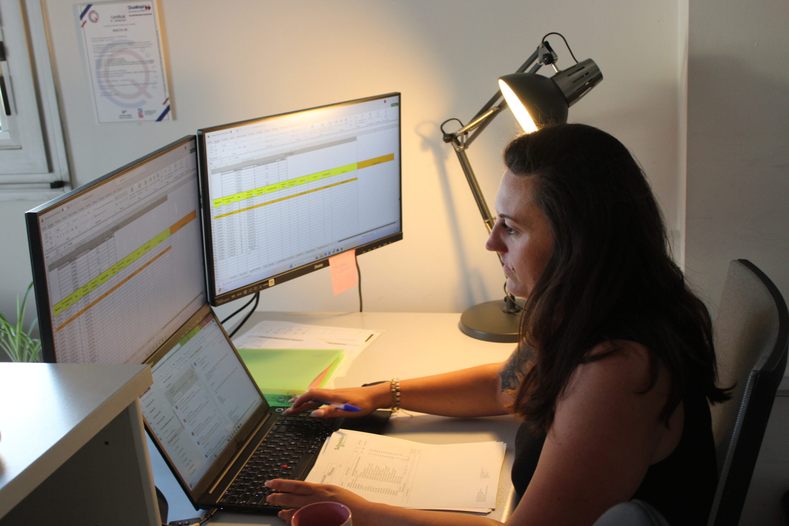 Équipe nea'Office au travail